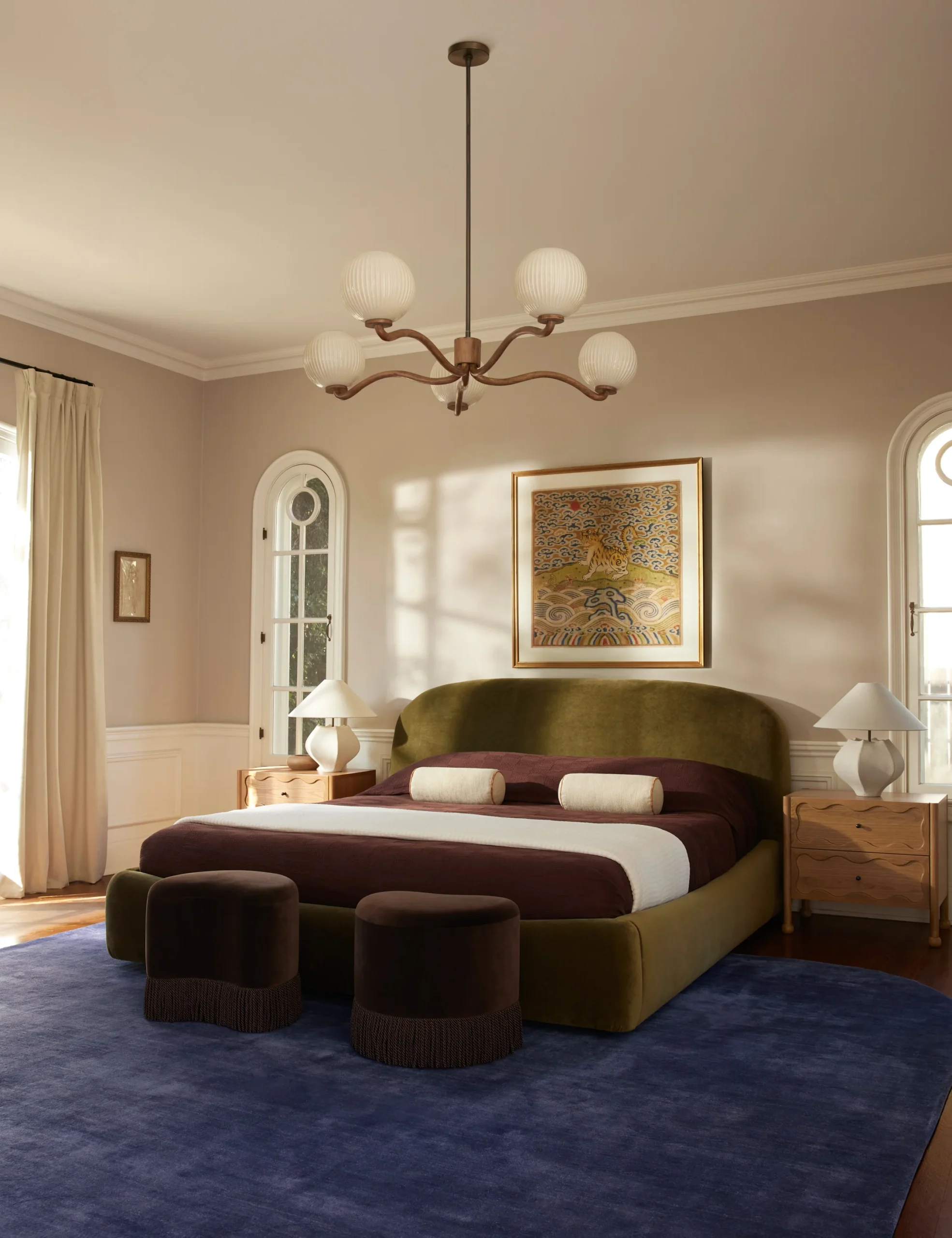 Nara Chandelier Elegant Ceiling Light for Dining Room, Living Room, or Entryway by - Image 3