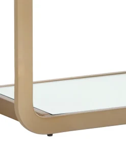 Alternative view of Ambretta Large Freestanding Bookcase - 5-Tier Open Shelving Unit in Walnut Finish for Living Room or Office